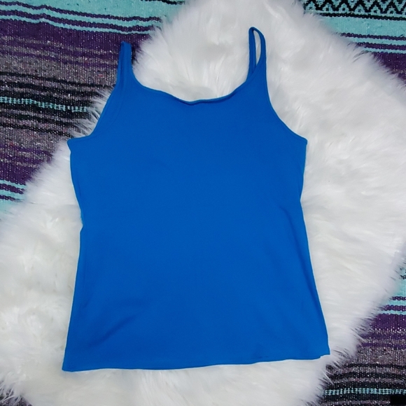 New York & Co Blue Sequin Tank Top NWOT - Picture 4 of 6